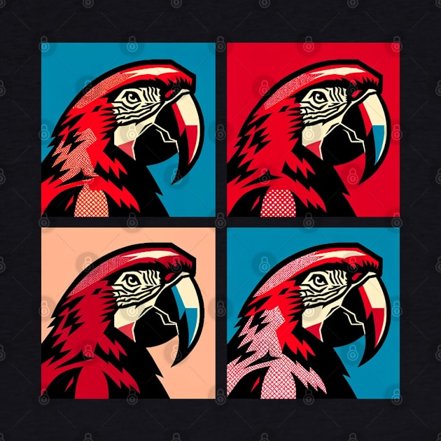 Pop Parrot Art - Cool Birds by PawPopArt